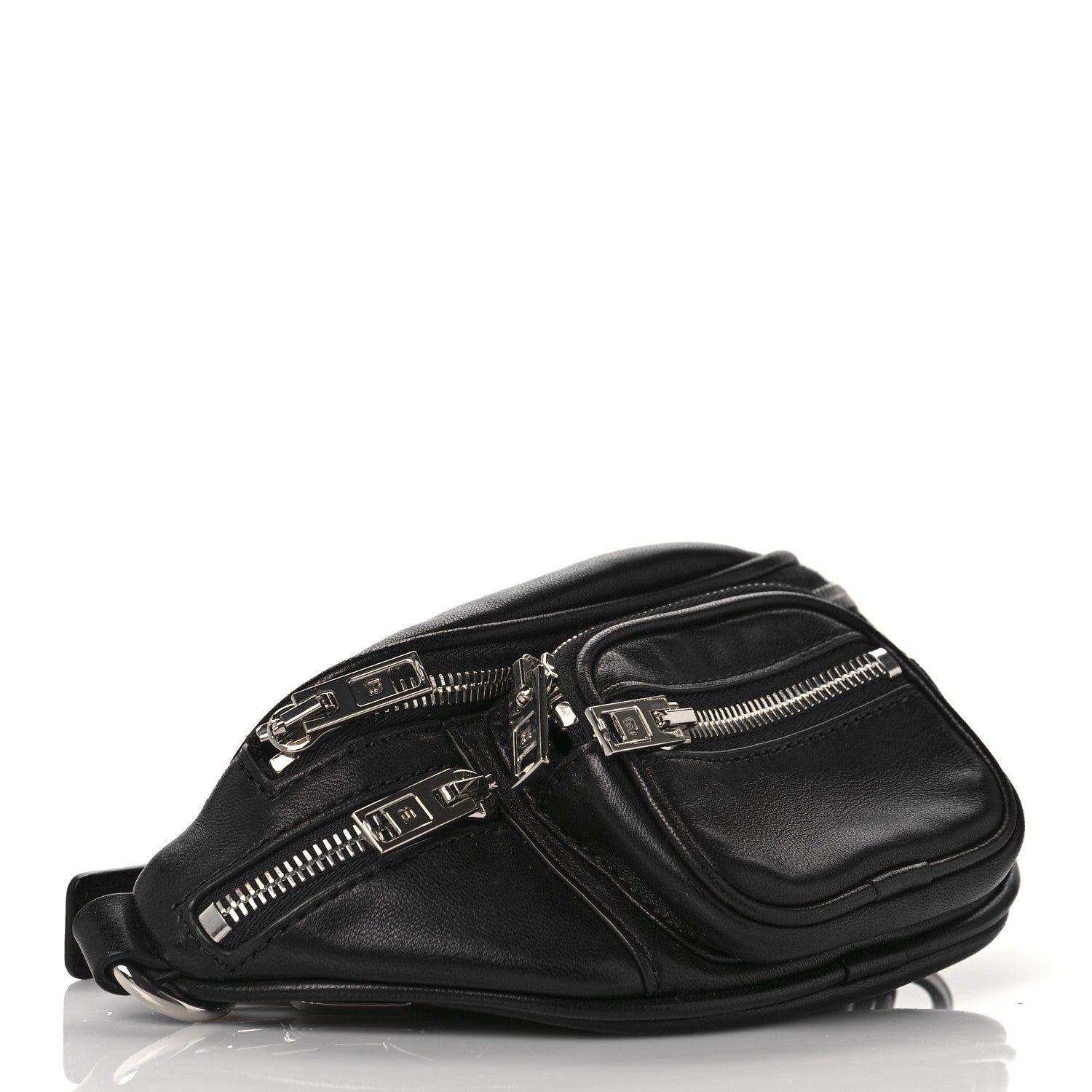 Alexander Wang Lambskin Mini Attica Belt Bag Black 4 of 8