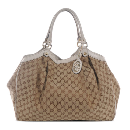 Gucci Monogram Large Sukey Tote Off White 1 of 8