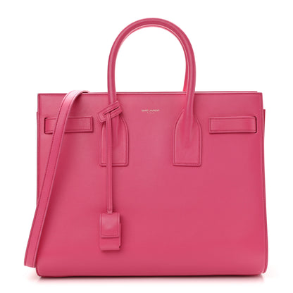 Saint Laurent Calfskin Small Sac De Jour Bubblegum 1 of 13