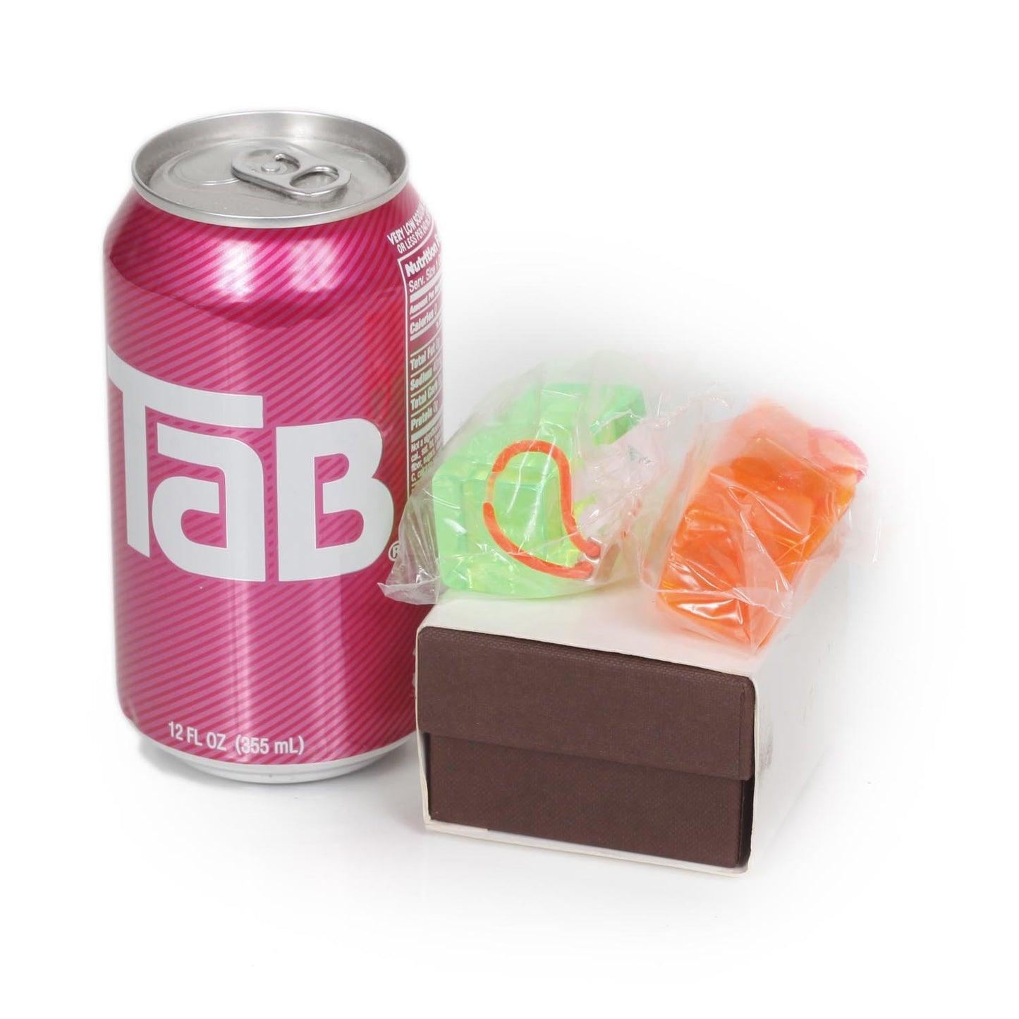 Resin Fluo Robert Wilson Hair Cubes Green Orange