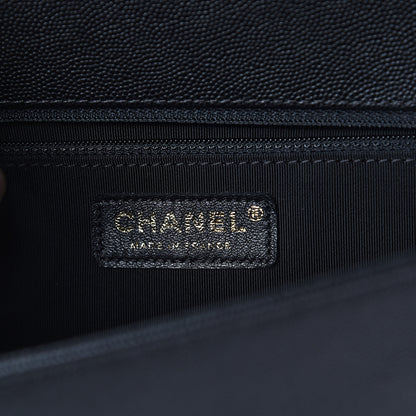 Chanel Caviar Quilted New Medium Boy Flap Black 5 of 8