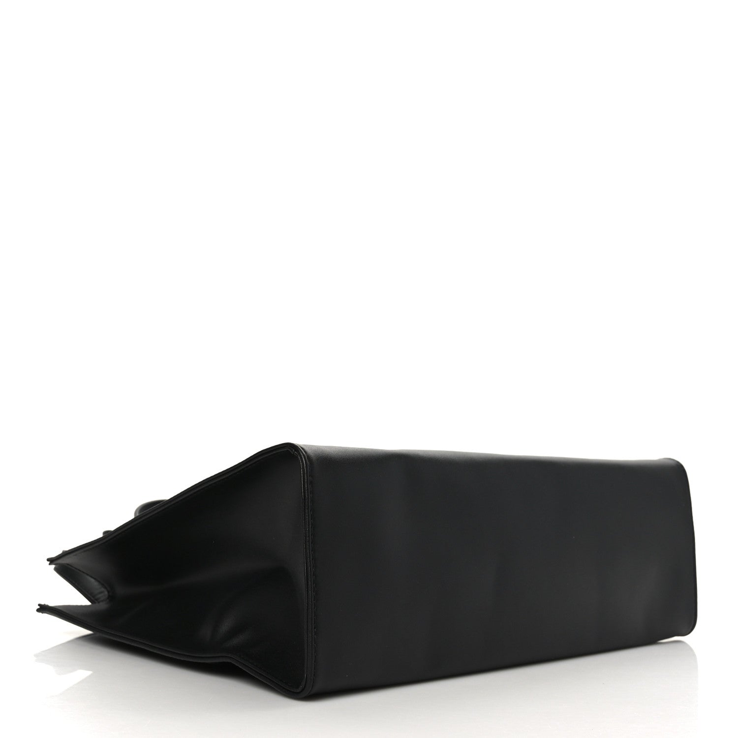 Telfar Vegan Leather Medium Shopping Bag Black 4 of 8