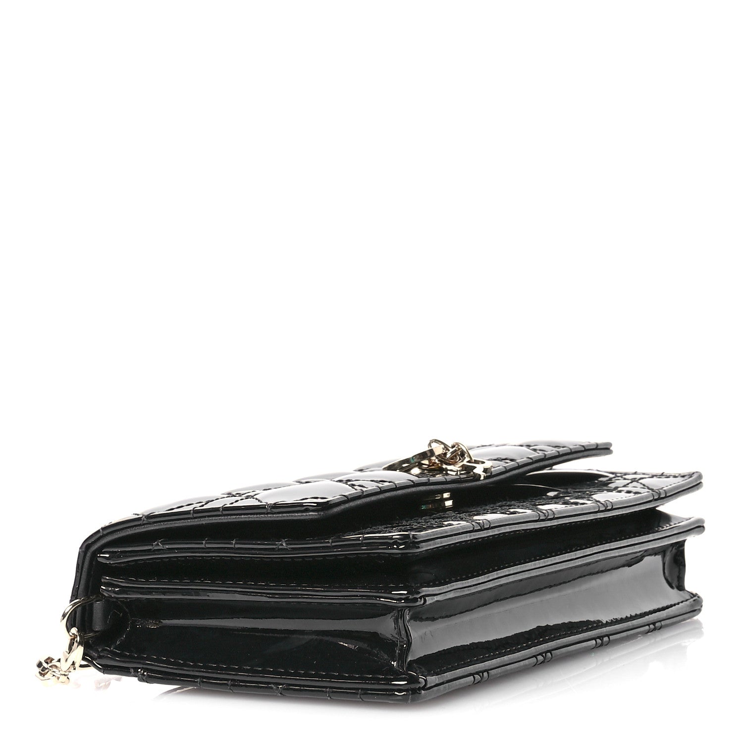 Christian Dior Patent Cannage Mini My Dior Bag Black 4 of 12
