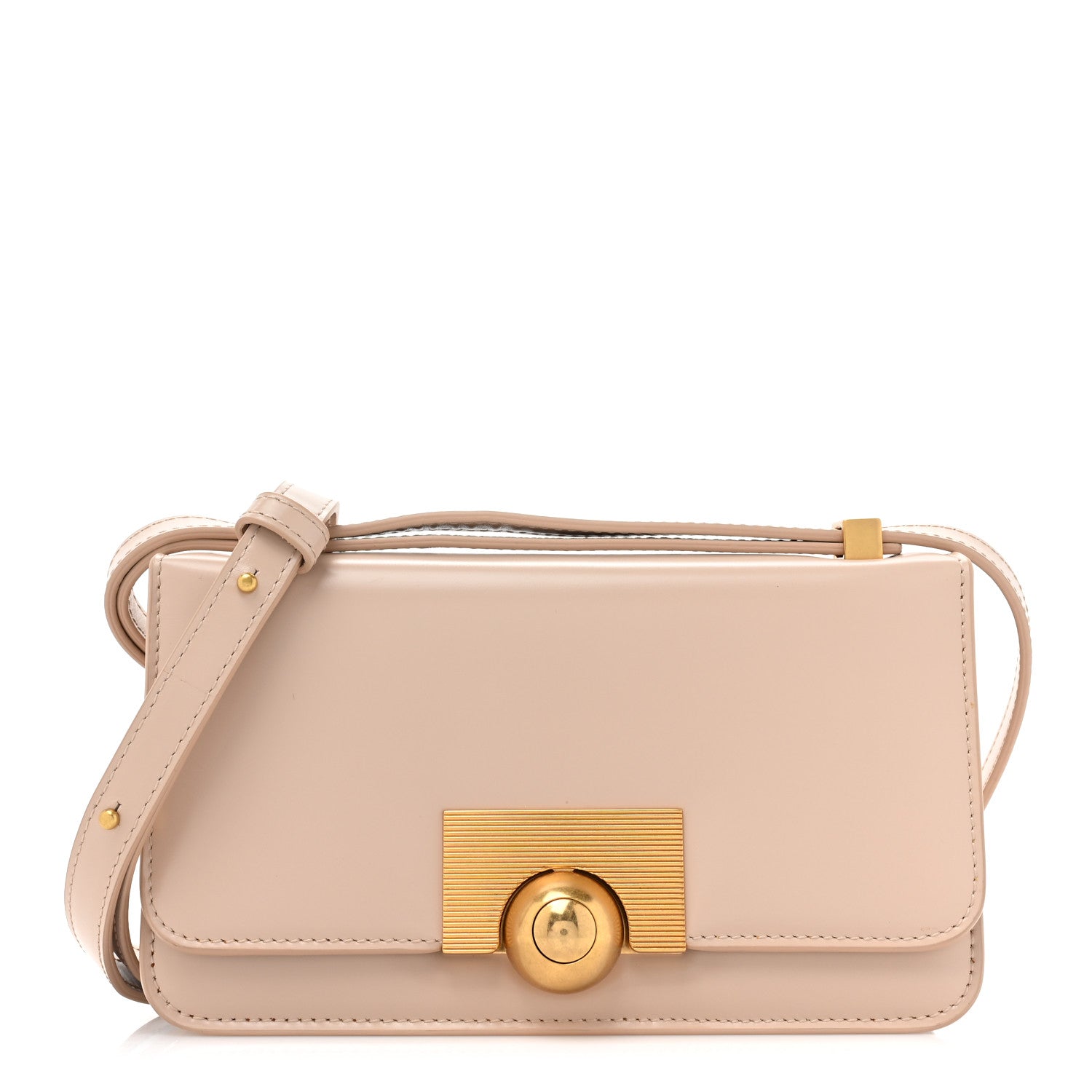 Bottega Veneta Spazzolato Calfskin Classic Mini BV Bag Nude 1 of 14