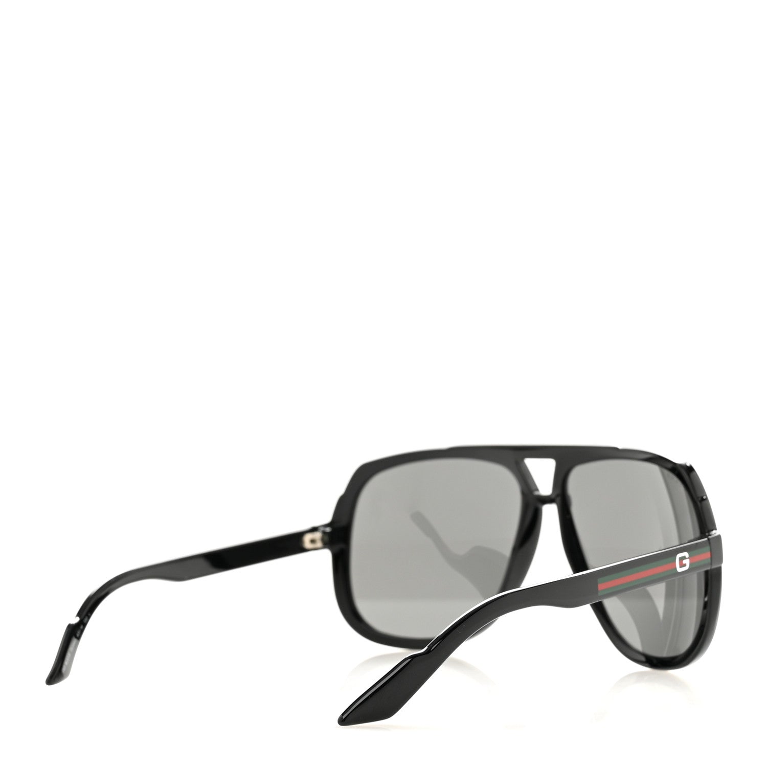 Gucci Acetate Aviator Web Sunglasses GG 1622/S Black 4 of 8