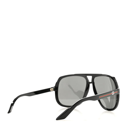 Gucci Acetate Aviator Web Sunglasses GG 1622/S Black 4 of 8