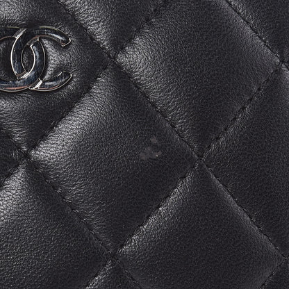 Chanel Lambskin Quilted Small Cosmetic Case Black 8 of 8