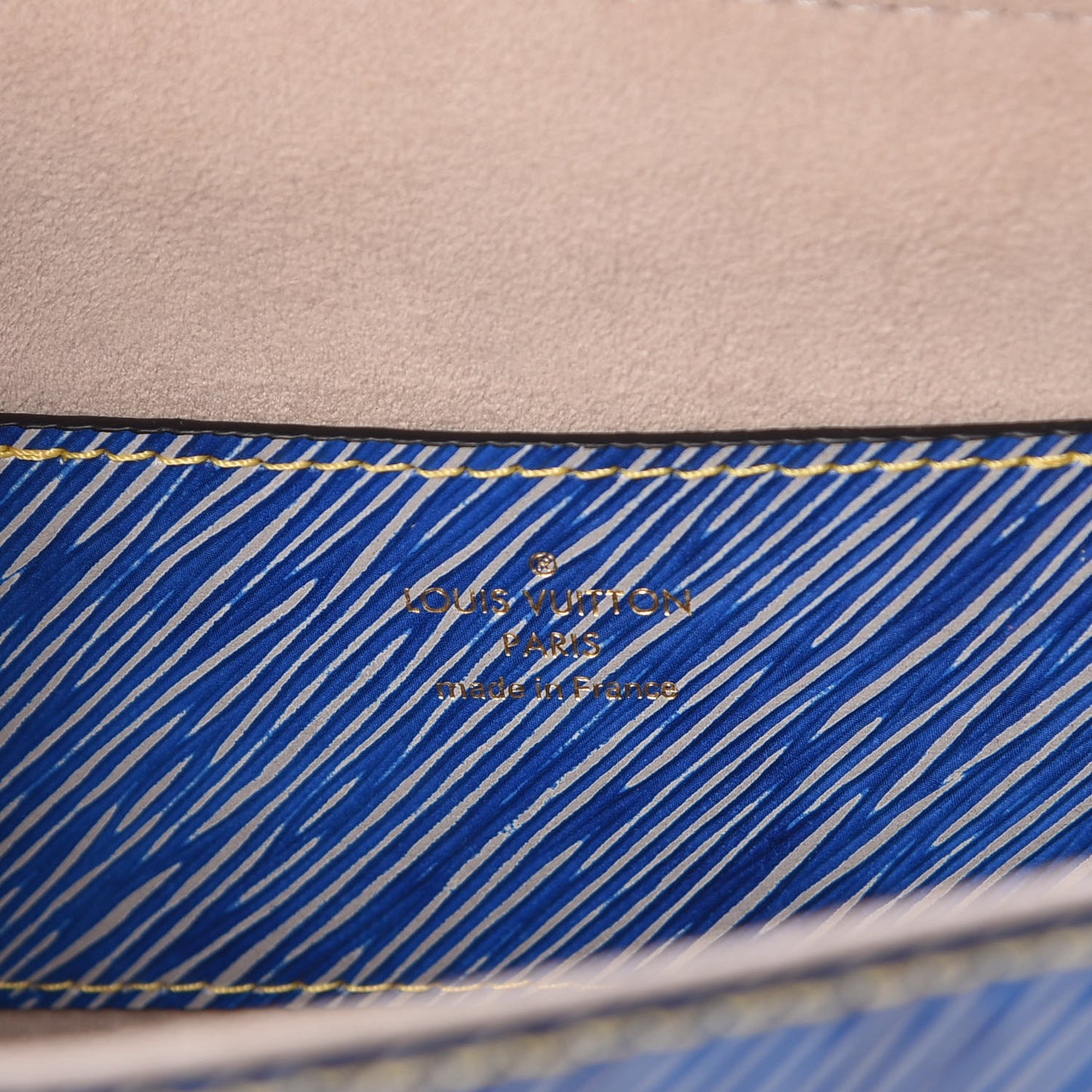Epi Twist Shoulder Bag MM Denim Light