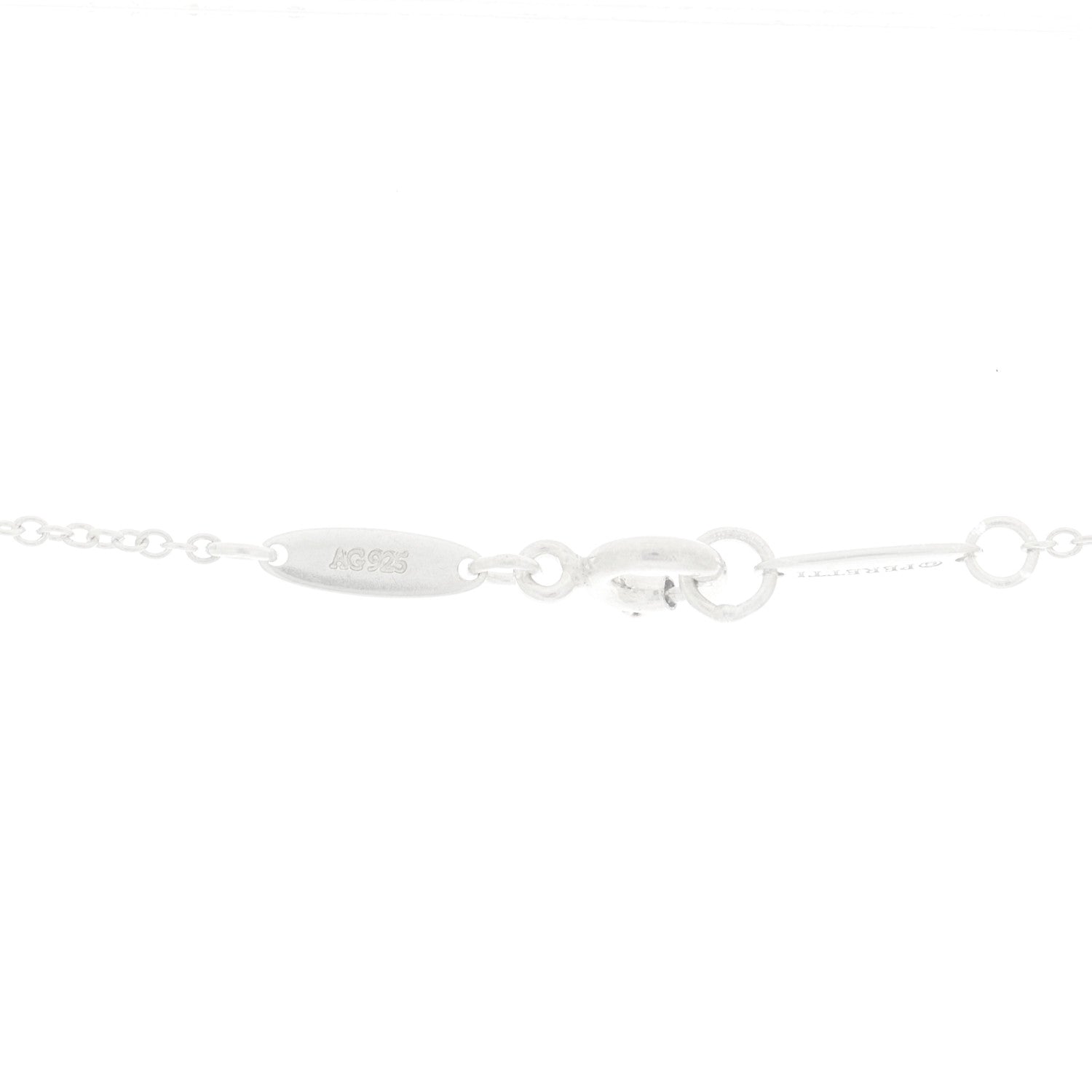 Tiffany Sterling Silver Elsa Peretti Double Open Heart Pendant Necklace 4 of 6