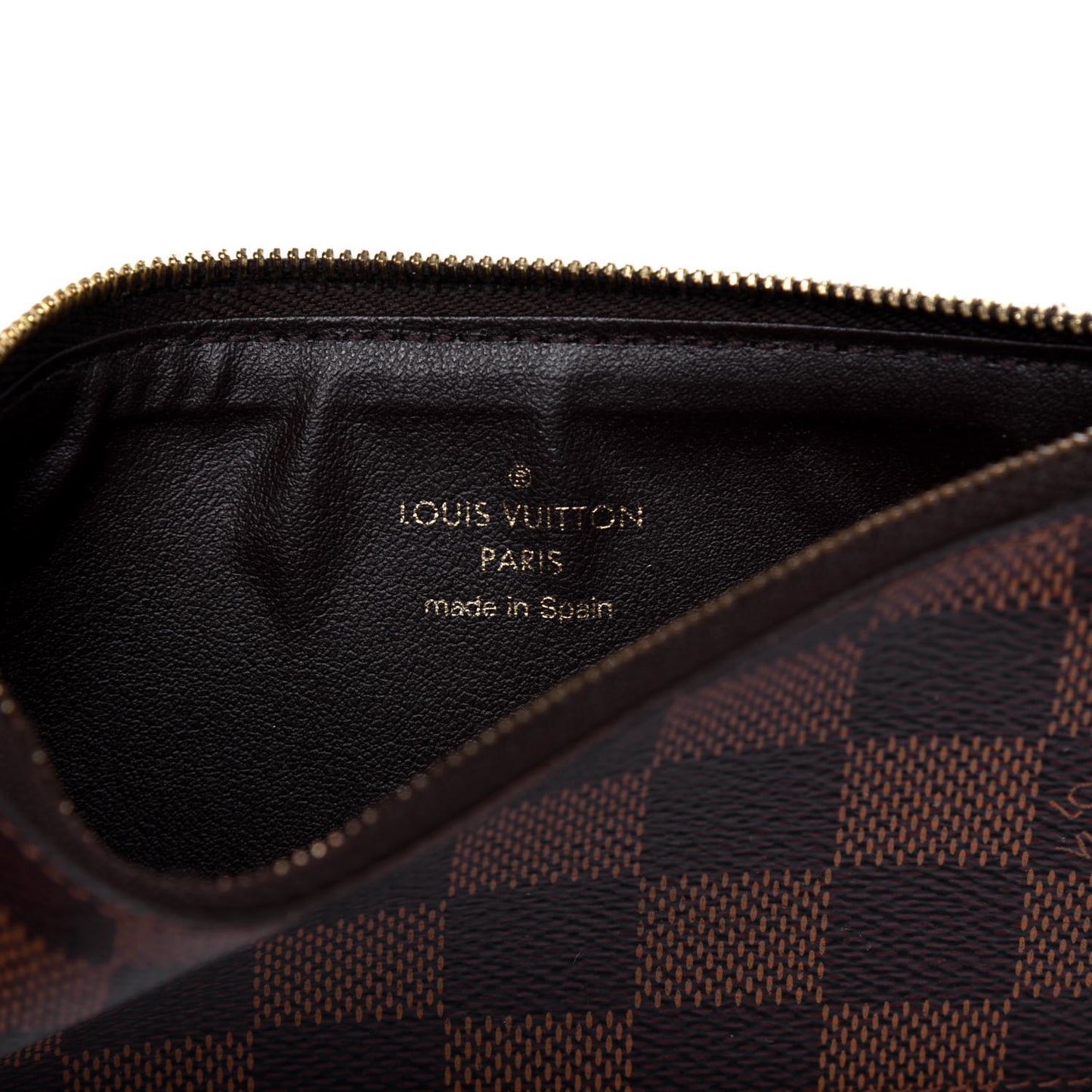 Damier Ebene Josephine Wallet Zippered Insert Red