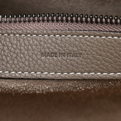 Celine Drummed Calfskin Mini Luggage Bag Souris 6 of 14