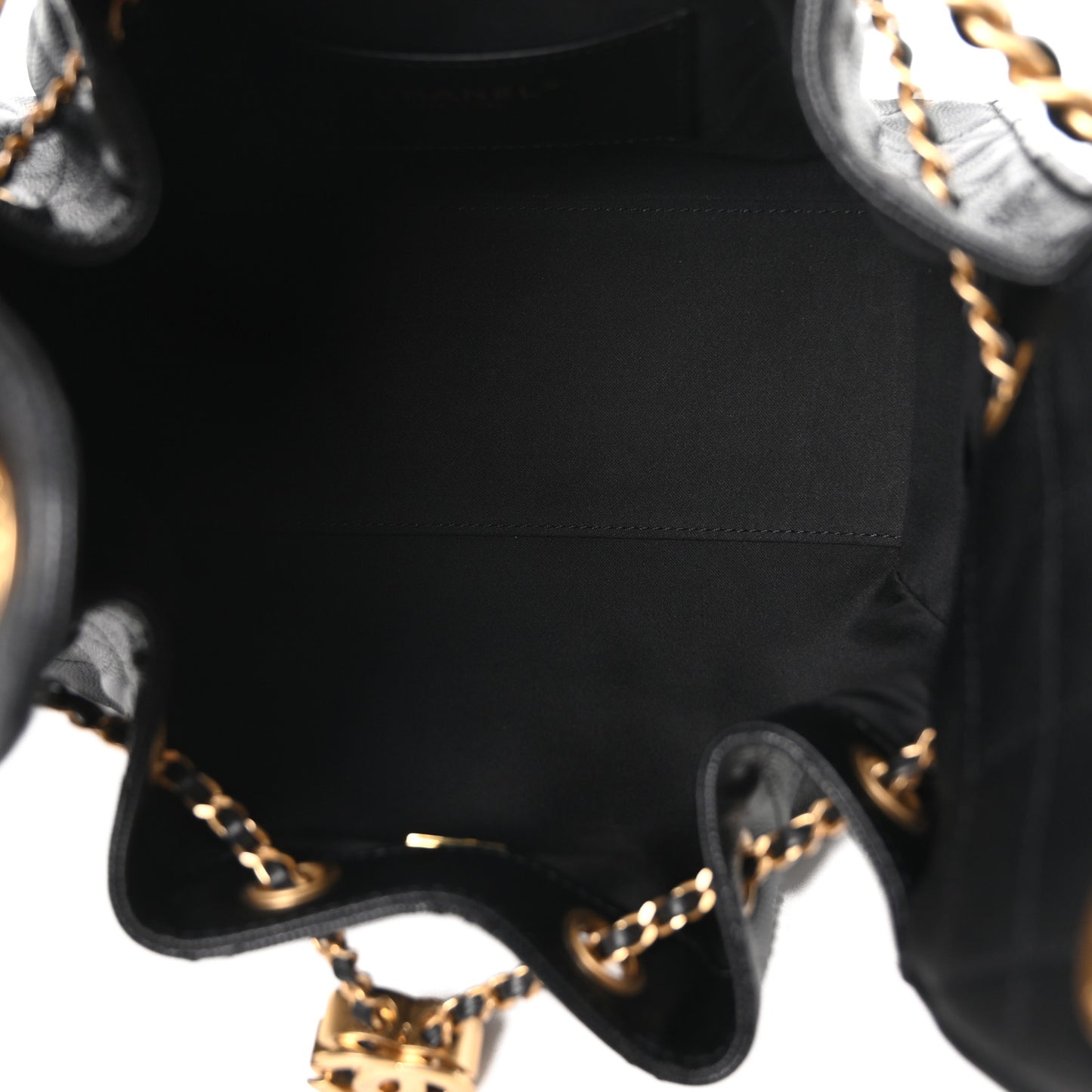 Caviar Quilted Small Chanel 25 Handbag Black