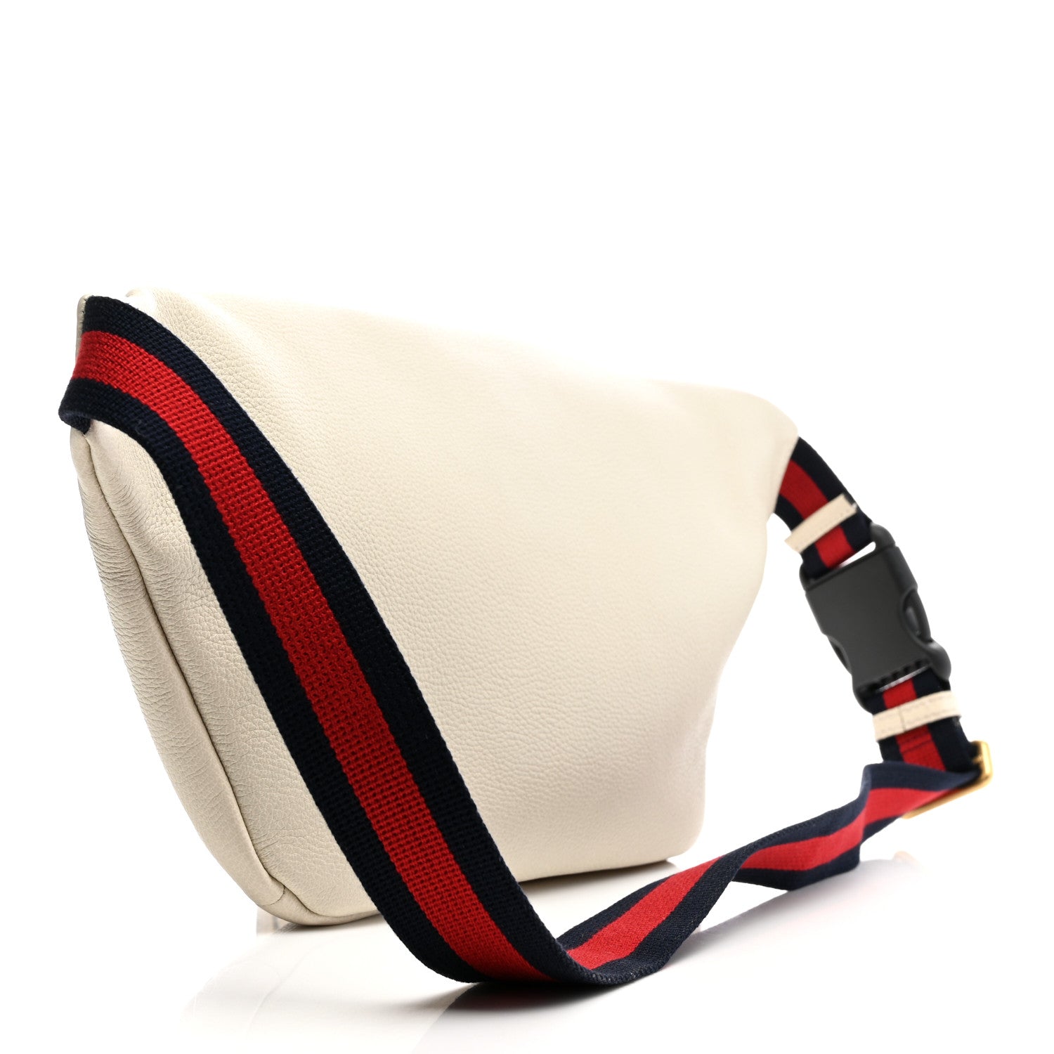 Gucci Grained Calfskin Coco Capitan Logo Belt Bag White 3 of 10