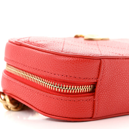 Chanel Caviar Quilted Waist Bag Red 9 of 12