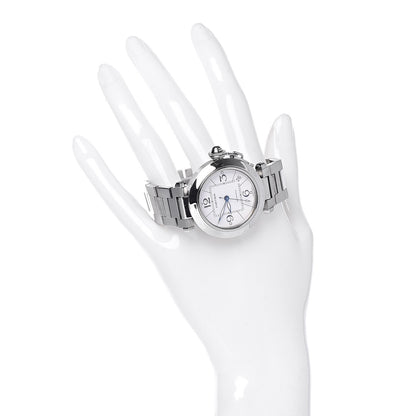 Cartier Stainless Steel 35mm Pasha C Automatic Watch 2 of 8