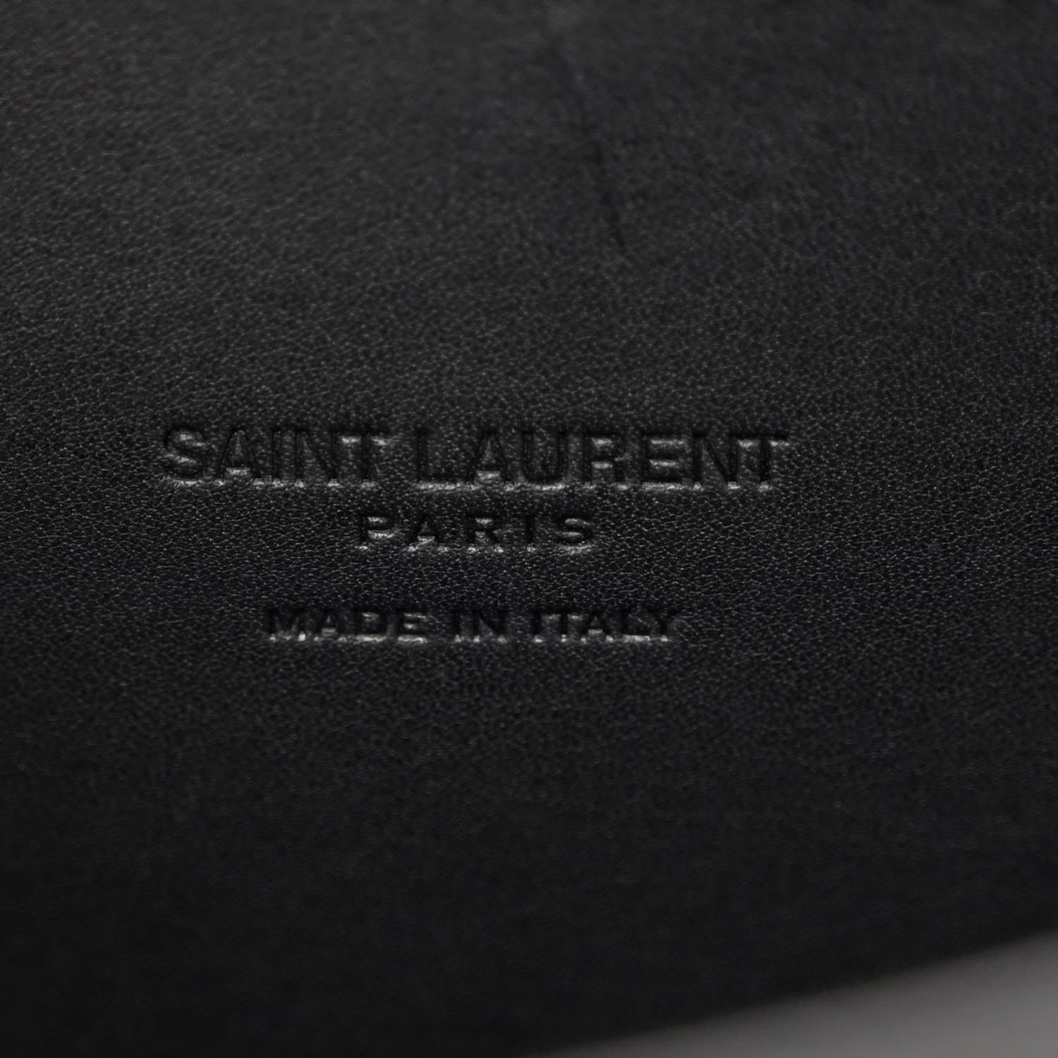 Saint Laurent Smooth Calfskin Monogram Medium Kaia Satchel Black 6 of 9