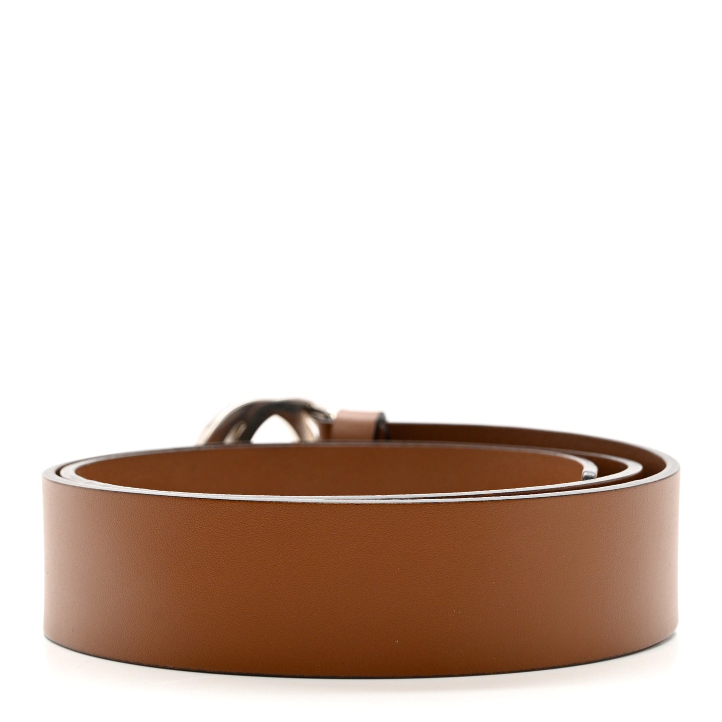 Selleria Calfskin Nickel Interlocking G 37mm Belt 90 36 Cuir
