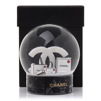 Chanel Glass CC Shopping Bag Snow Globe 5 of 5