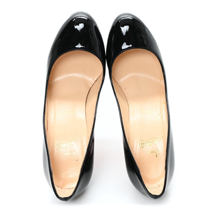 Christian Louboutin Patent New Simple 120 Pumps 38.5 Black 2 of 9