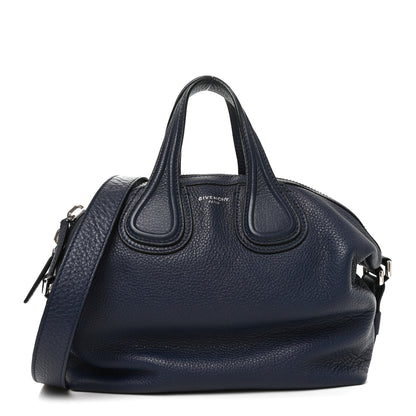 Givenchy Pebbled Calfskin Small Nightingale Night Blue 1 of 10