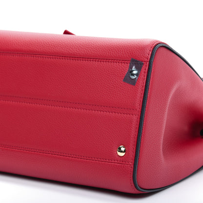 Louis Vuitton Grained Calfskin Monogram Double V Rubis 8 of 19