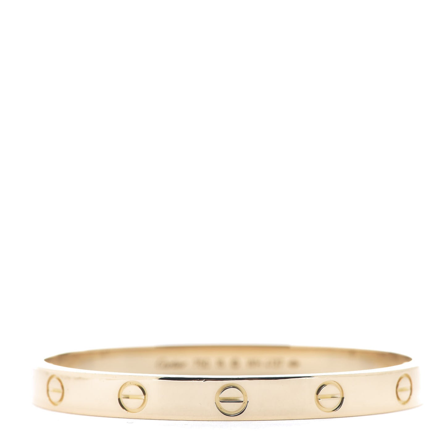 18K Yellow Gold LOVE Bracelet 16