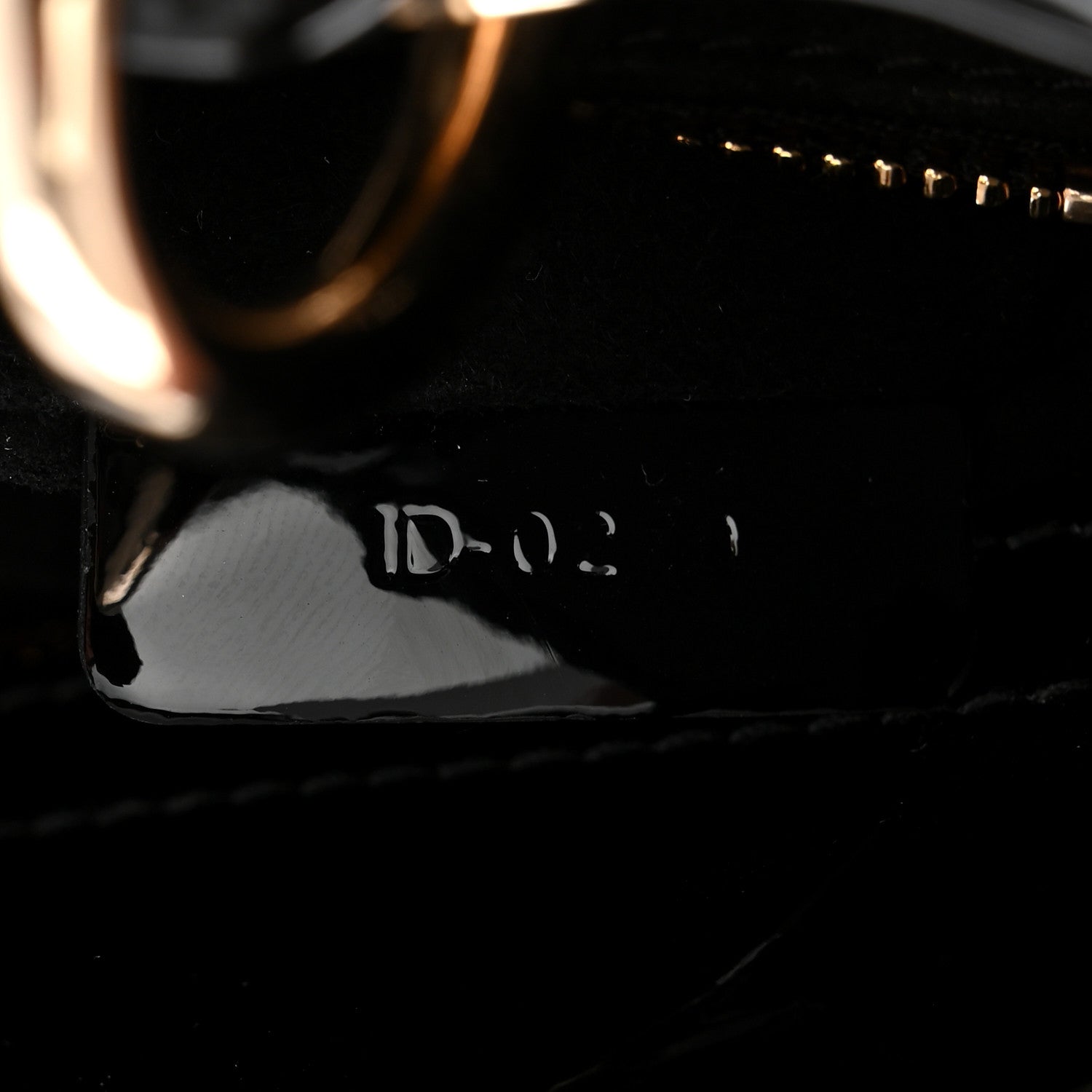 Christian Dior Patent Cannage Mini Lady Dior Black 7 of 11