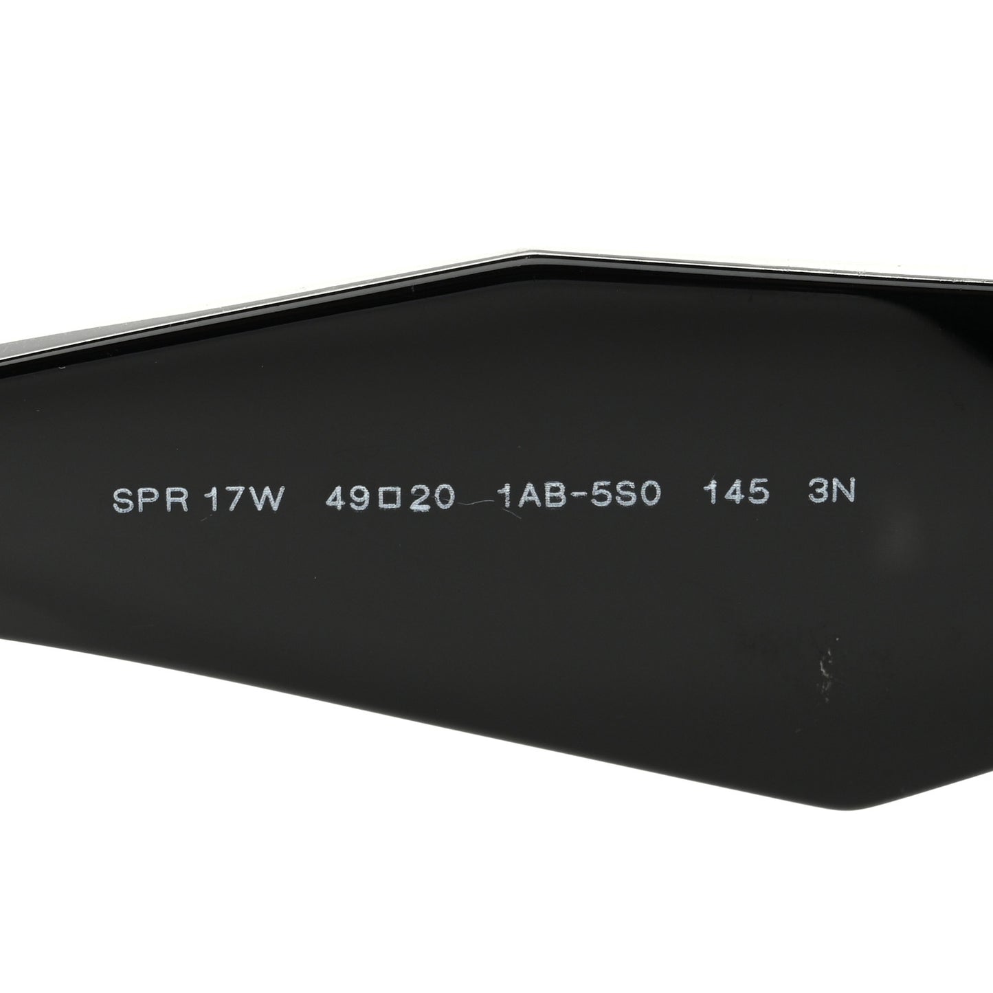 Acetate Symbole Sunglasses SPR 17W Black