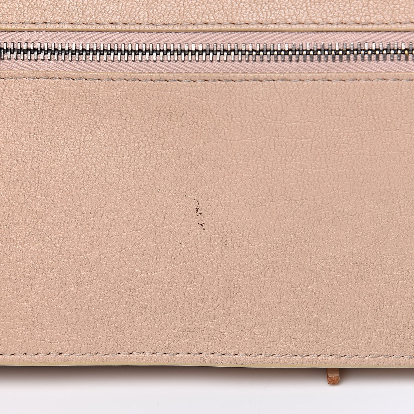 Lambskin Fringe PS1 Chain Wallet Beige