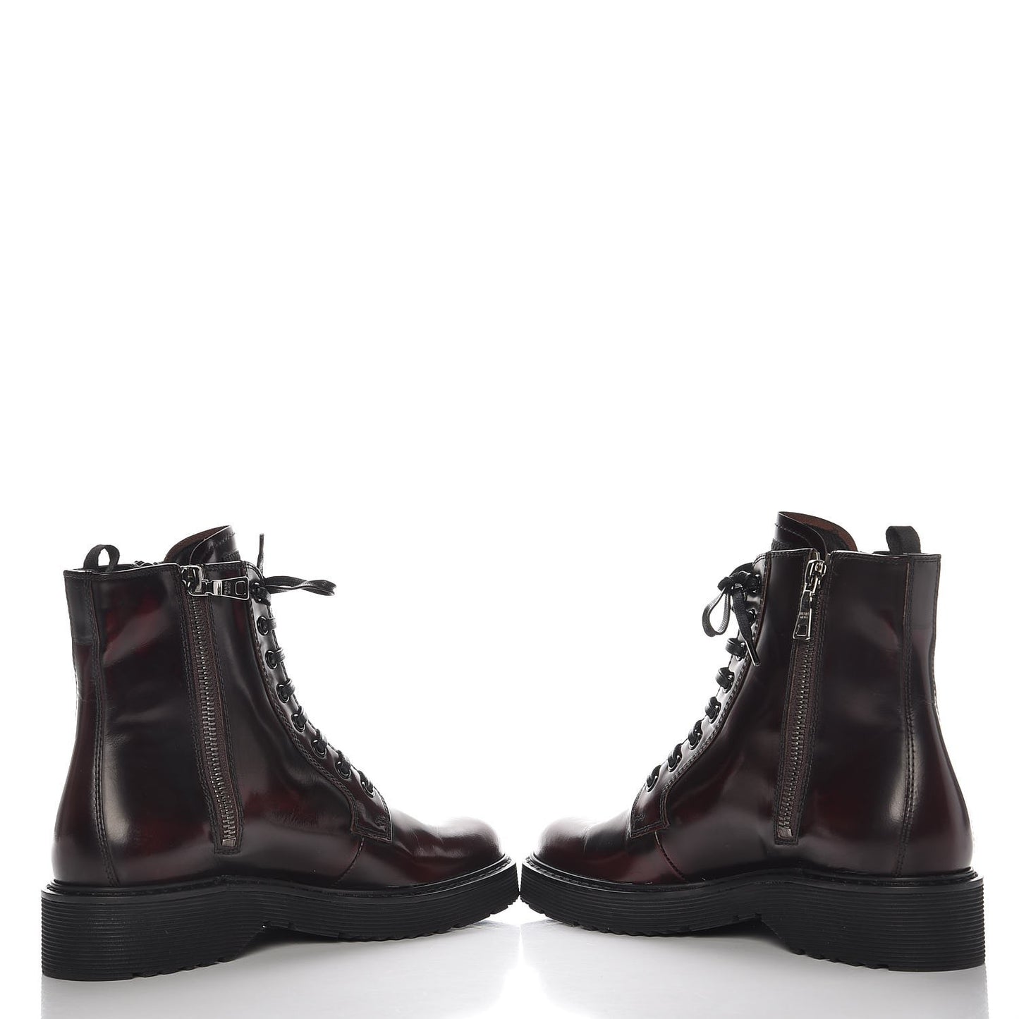 Spazzolato Combat Boots 36 Granato Fume