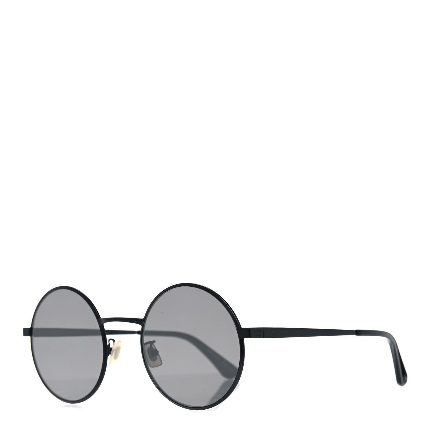 Saint Laurent SL 136 Zero Sunglasses Black Silver 1 of 4