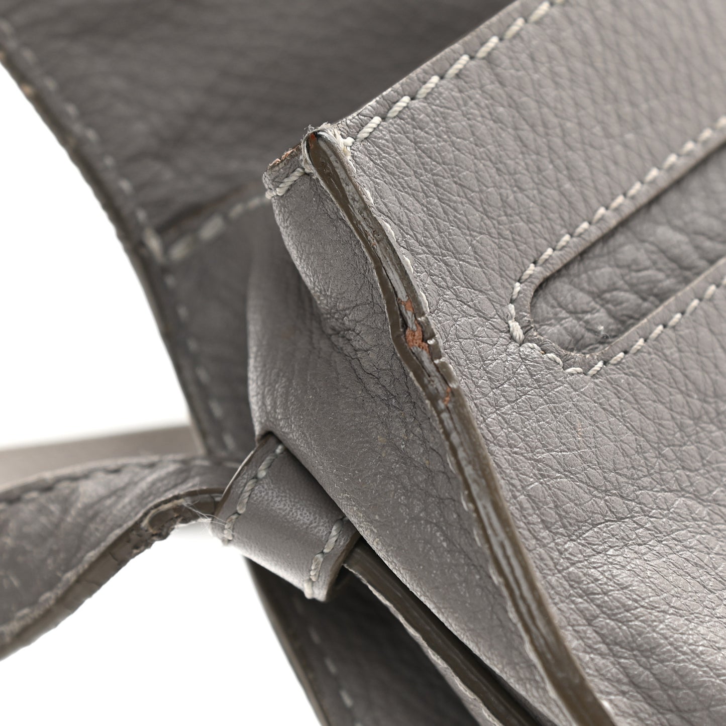 Calfskin Mini Marcie Round Crossbody Bag Cashmere Grey