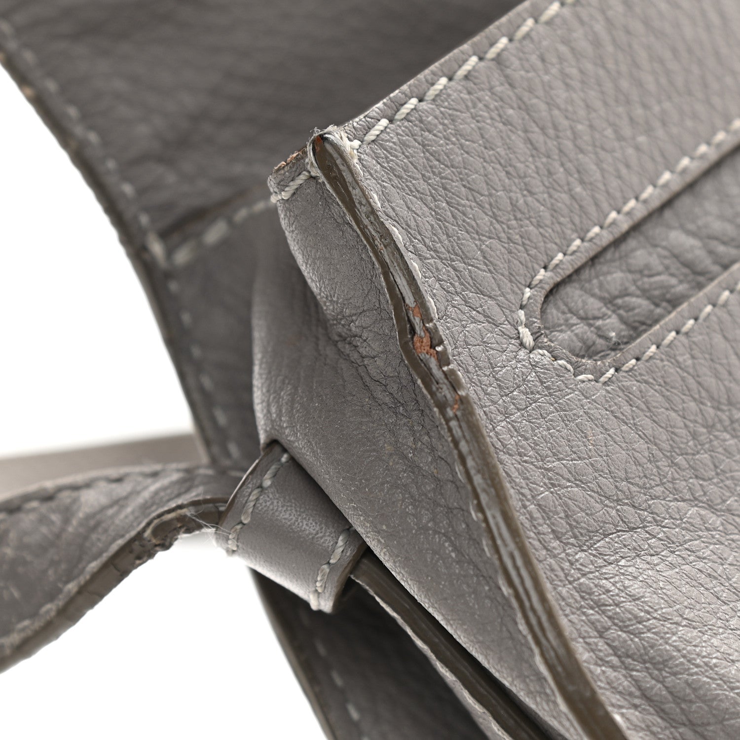 Chloe Calfskin Mini Marcie Round Crossbody Bag Cashmere Grey 11 of 11