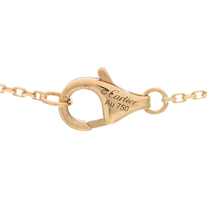 Cartier 18K Yellow Gold Diamond Mother of Pearl XS Amulette de Cartier Pendant Necklace 4 of 5