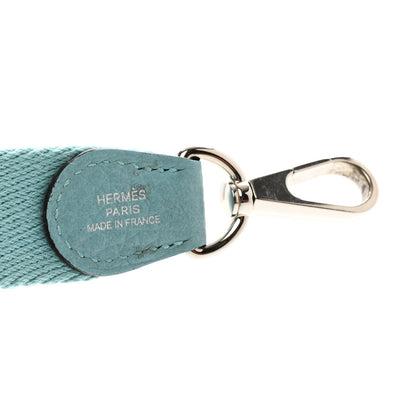 Hermes Taurillon Clemence Evelyne TPM Bleu Atoll 7 of 12