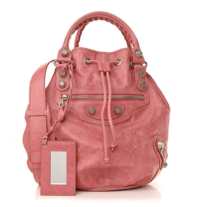 Balenciaga Agneau Giant 21 Silver Hardware Pompon Framboise 3 of 13