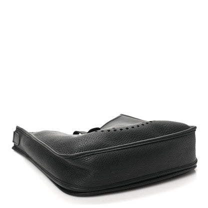 Hermes Taurillon Clemence Evelyne III PM Black 4 of 8