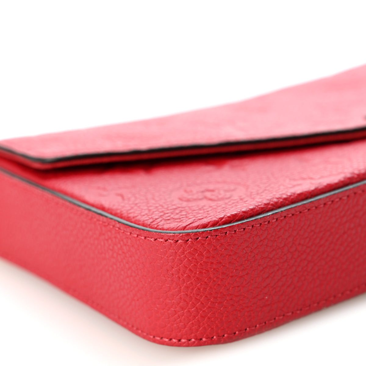 Empreinte Pochette Felicie Chain Wallet Scarlet