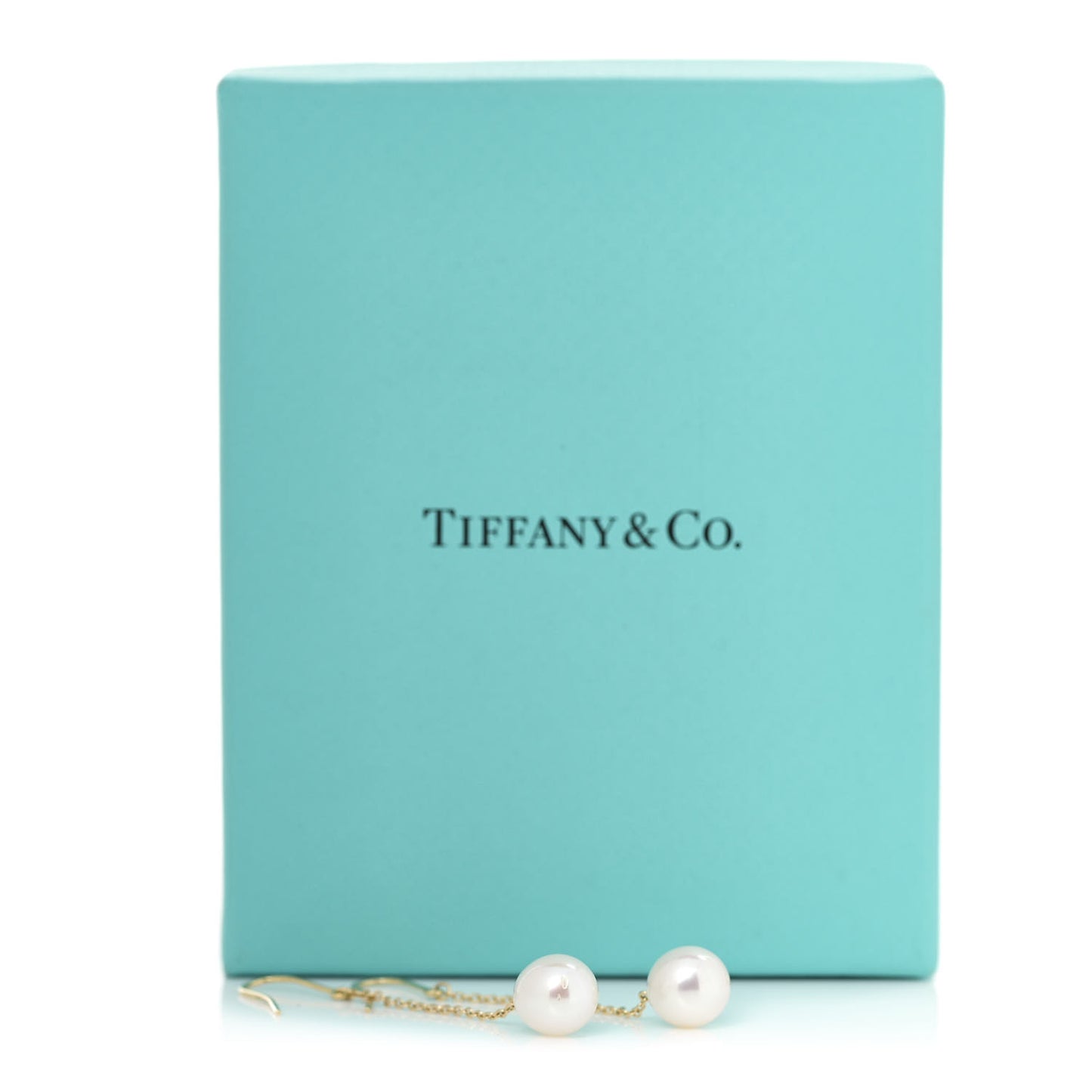 18K Yellow Gold Elsa Peretti Pearls By The Yard Drop Earrings