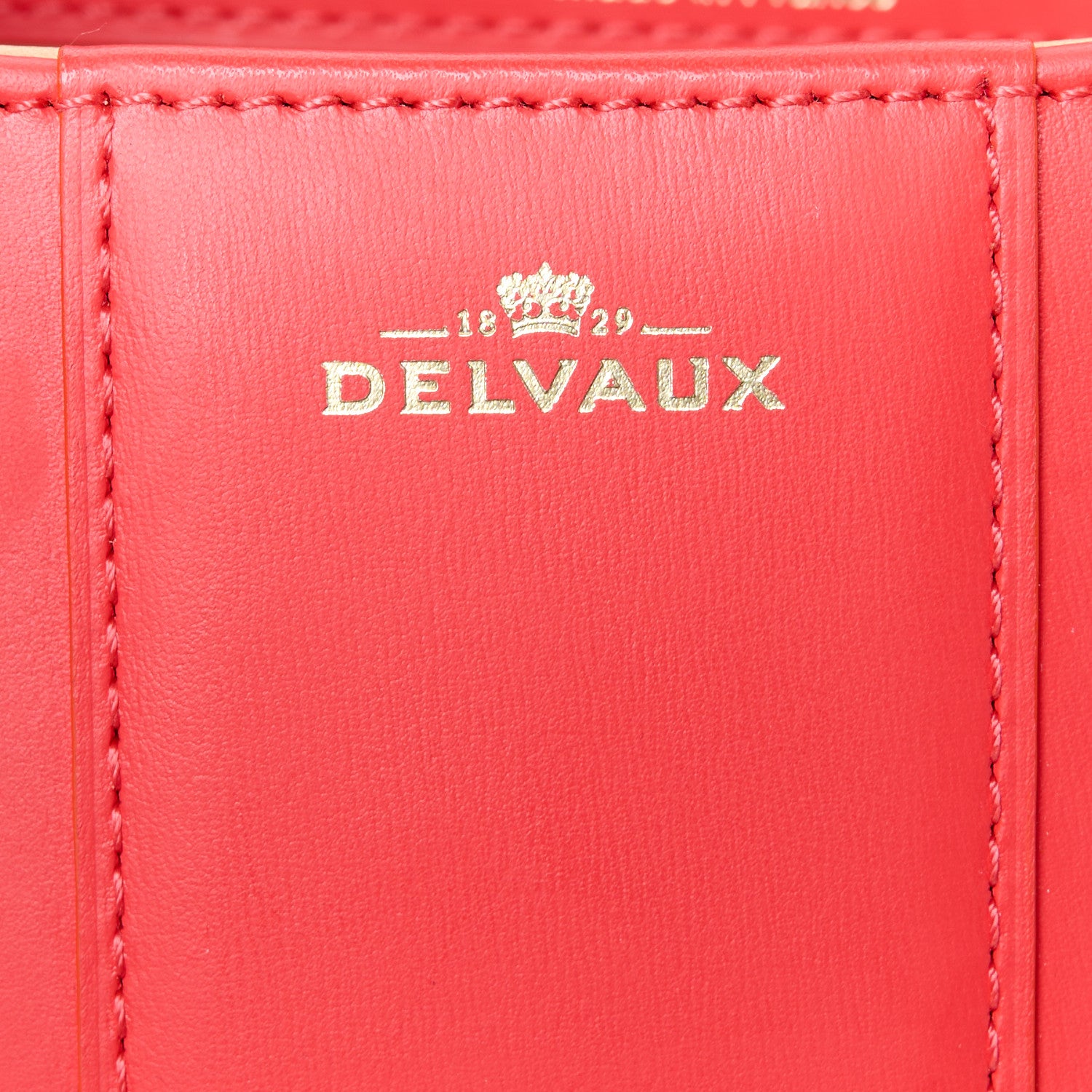 Delvaux Box Calfskin Mini Brillant Satchel Coral 8 of 12