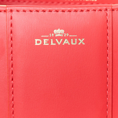 Delvaux Box Calfskin Mini Brillant Satchel Coral 8 of 12