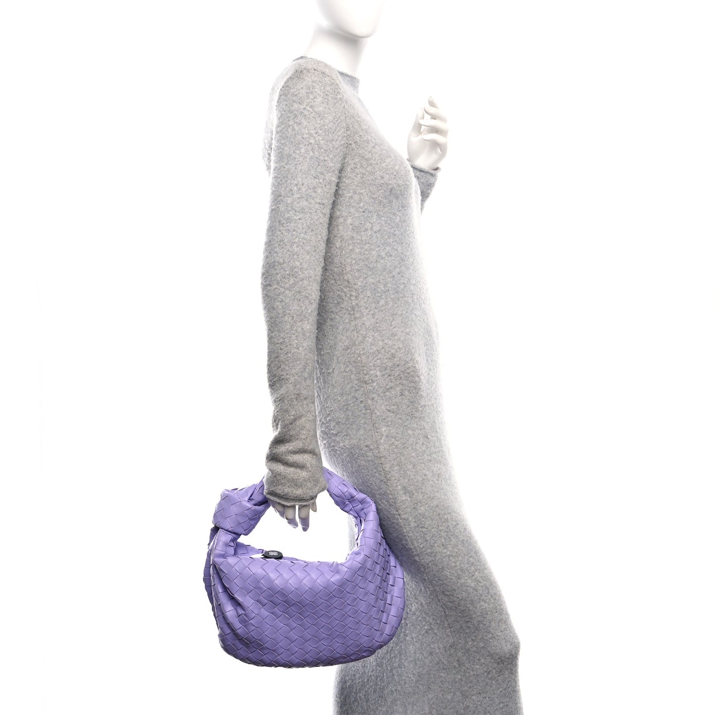 Nappa Intrecciato Teen Jodie Hobo Wisteria