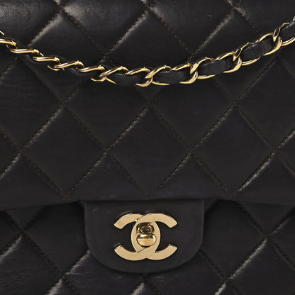 Chanel Lambskin Quilted Medium Double Flap Burgundy 8 of 14