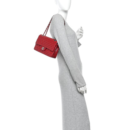 Chanel Caviar Quilted Medium Double Flap Red 2 of 11
