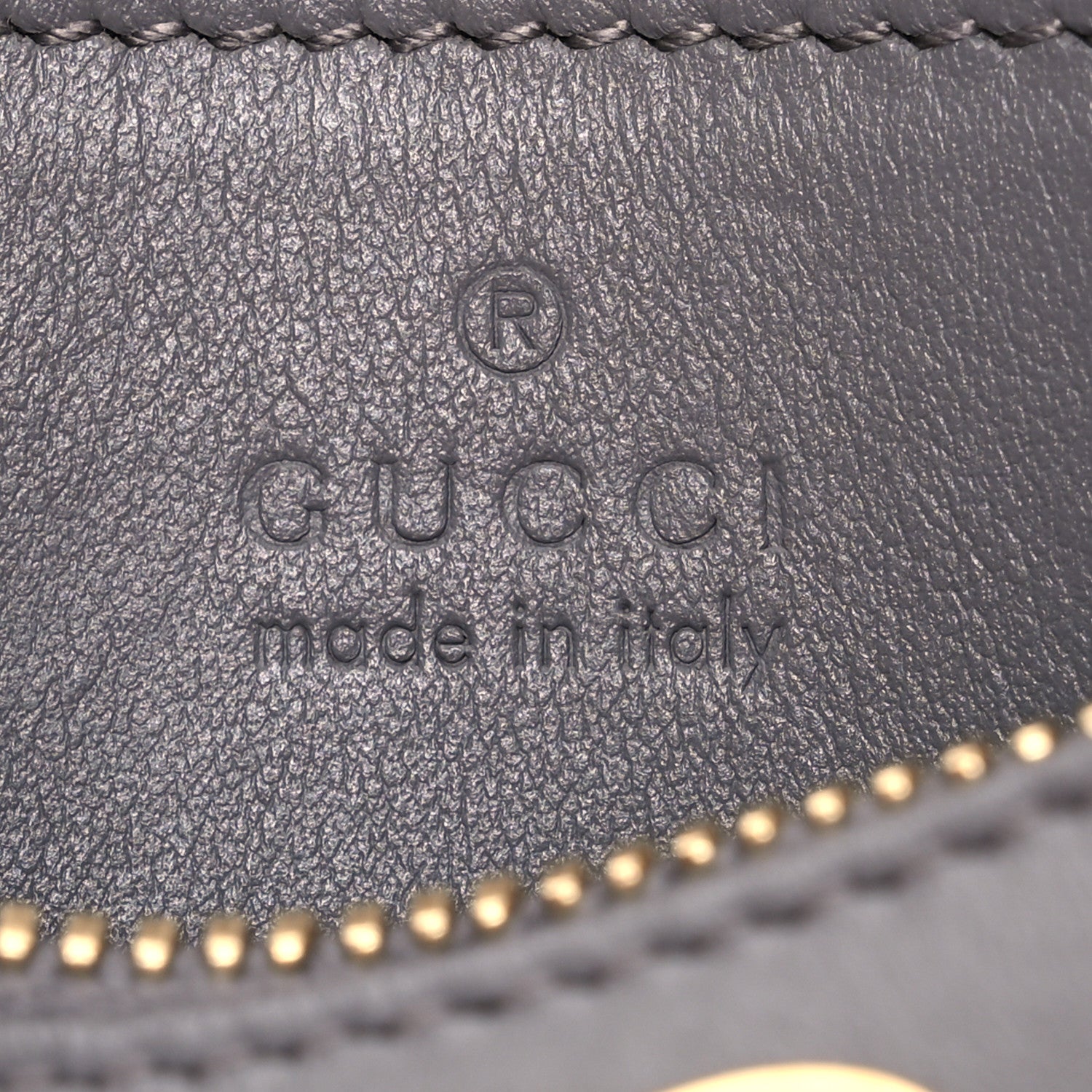 Gucci Calfskin GG Matelasse Chain Handbag Dusty Grey Natural 6 of 12