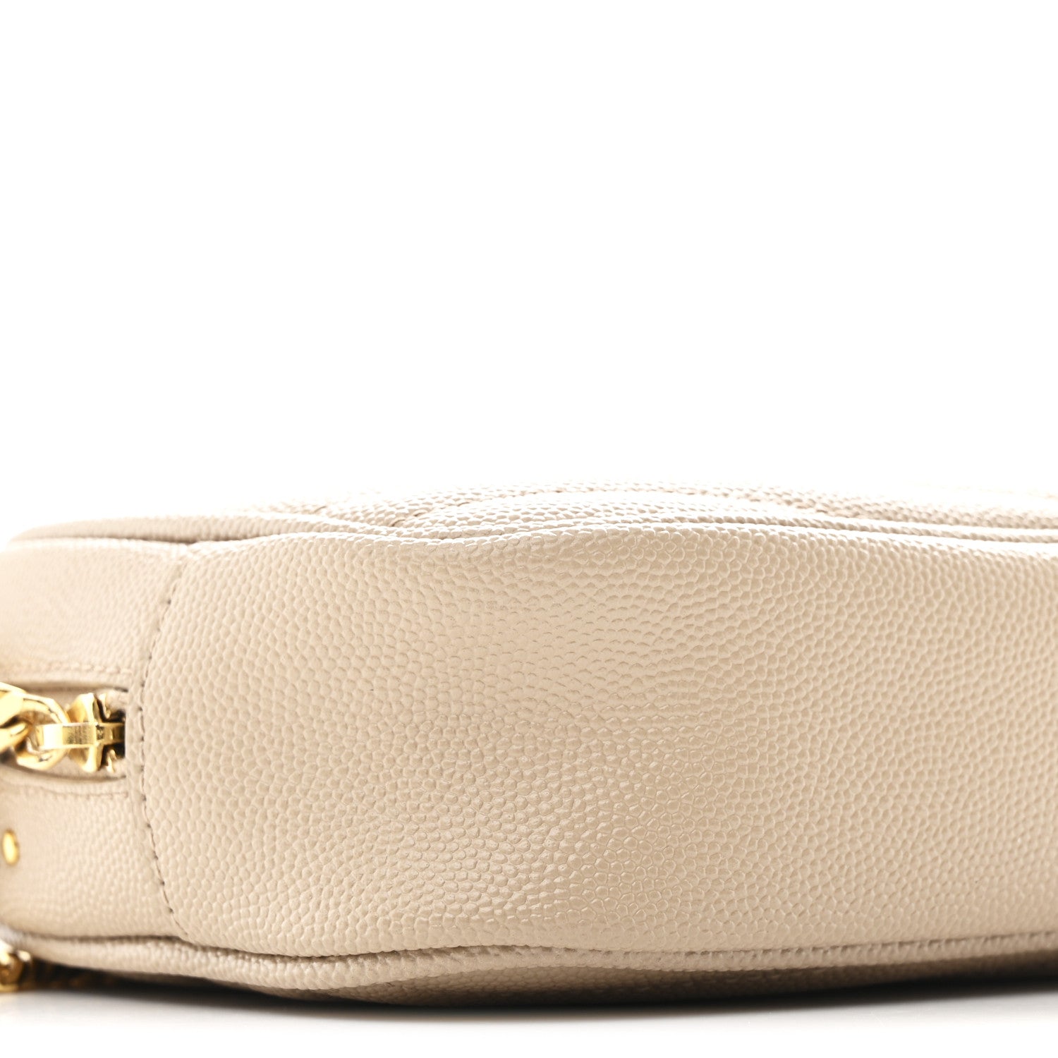 Saint Laurent Grain De Poudre Matelasse Monogram Mini Lou Camera Bag Dark Beige 9 of 11