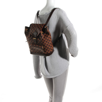 Louis Vuitton Damier Ebene Montsouris MM Backpack 2 of 8
