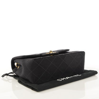 Chanel Grosgrain Quilted Mini Square Flap Black 4 of 8