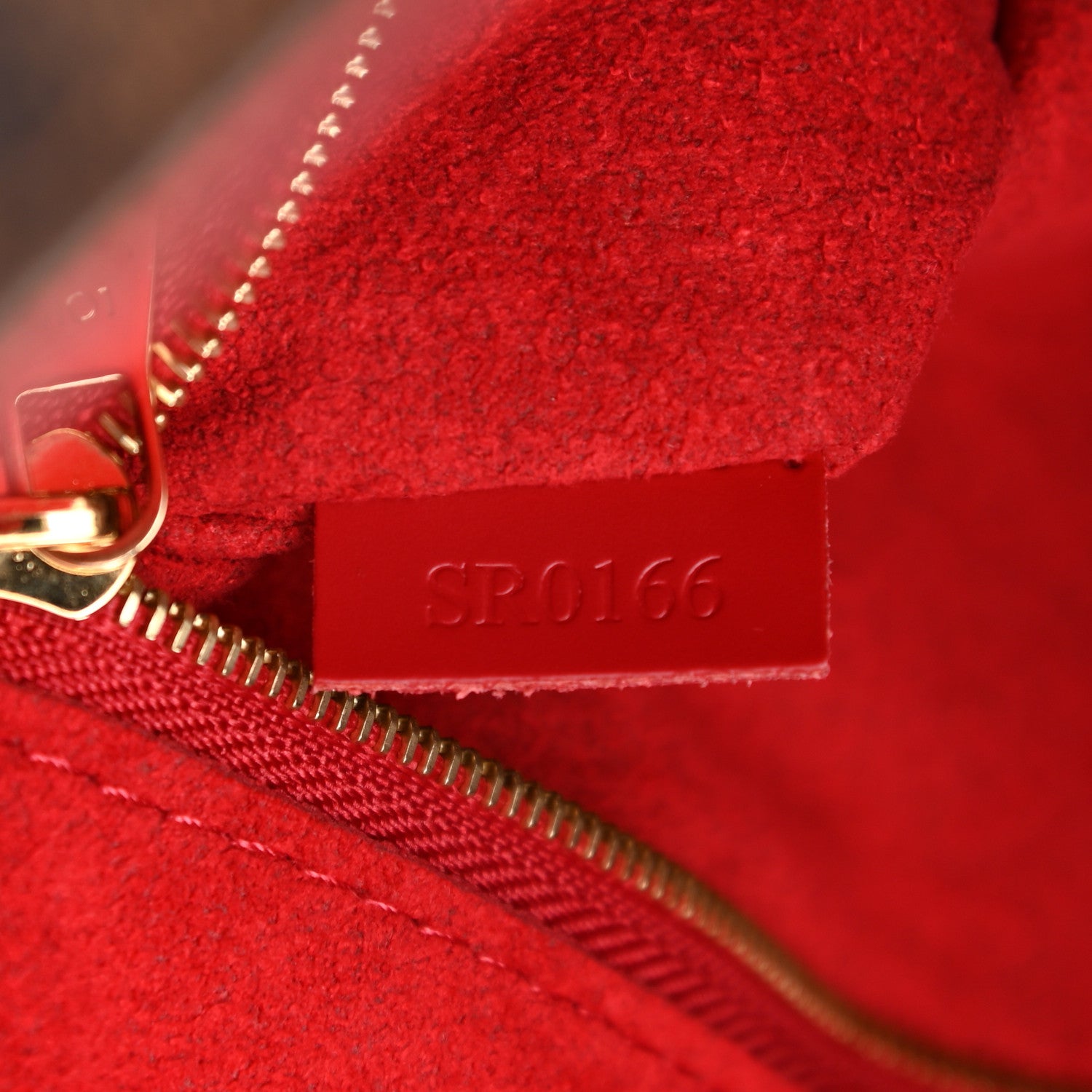 Louis Vuitton Damier Ebene Caissa Hobo Cherry 7 of 11