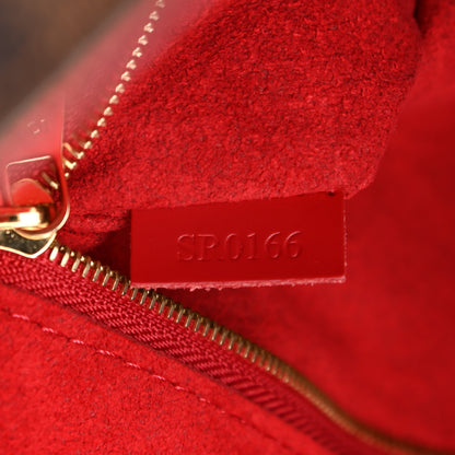 Louis Vuitton Damier Ebene Caissa Hobo Cherry 7 of 11